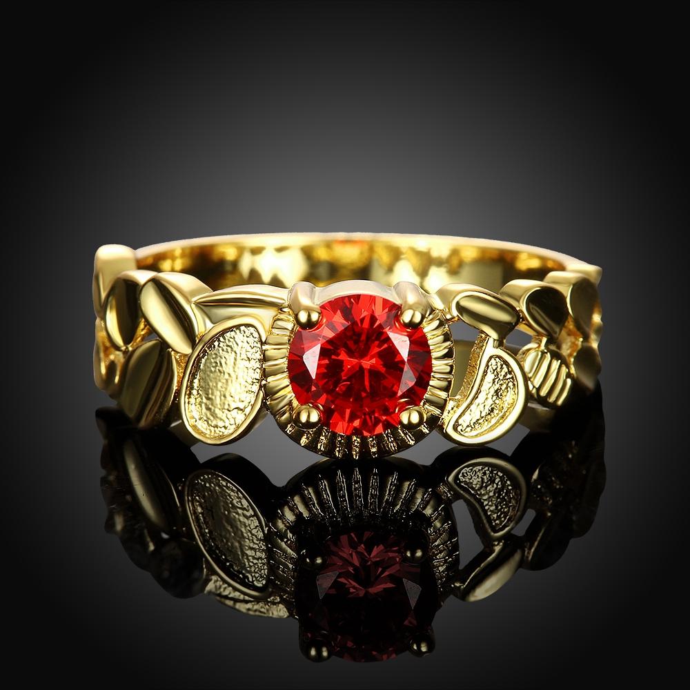 18K Gold Plated Camilla Ring made with  Crystals