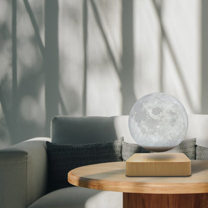 Lampe de lune à lévitation, lune flottante imprimée en 3D