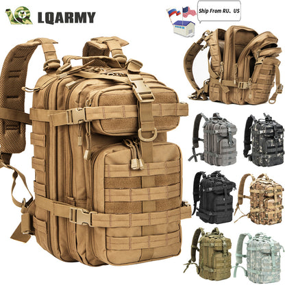 Sac à dos tactique militaire militaire pour hommes 1000d Polyester 30l 3p Softback