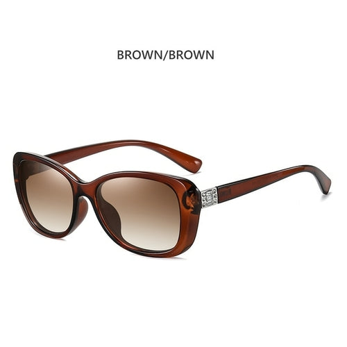 New Luxury Brand Diamond Gradient Lens Sunglasses Women Polarized