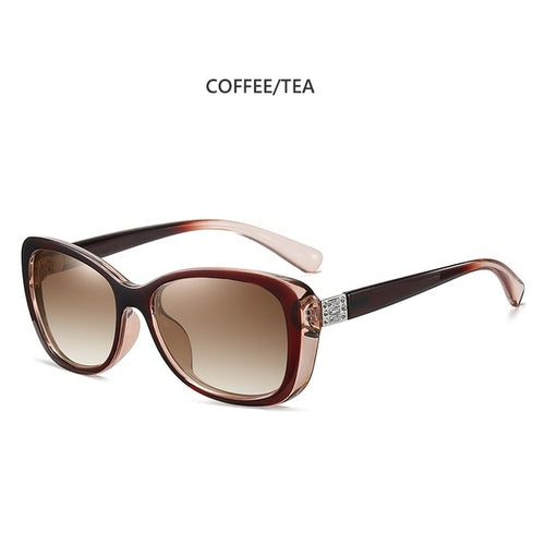 New Luxury Brand Diamond Gradient Lens Sunglasses Women Polarized