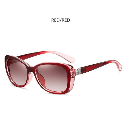 New Luxury Brand Diamond Gradient Lens Sunglasses Women Polarized