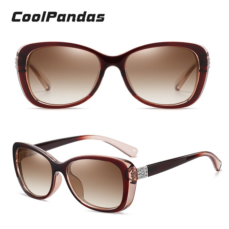 New Luxury Brand Diamond Gradient Lens Sunglasses Women Polarized