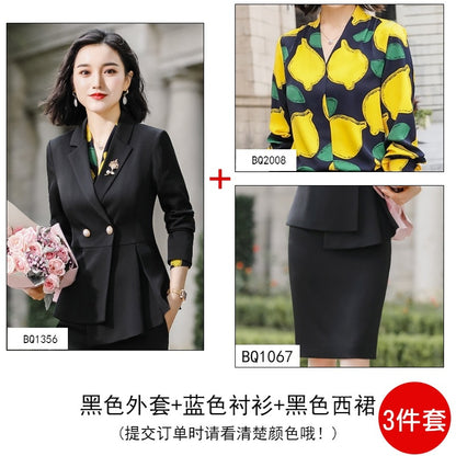 Business Wear Lady Temperament Host Working Dress