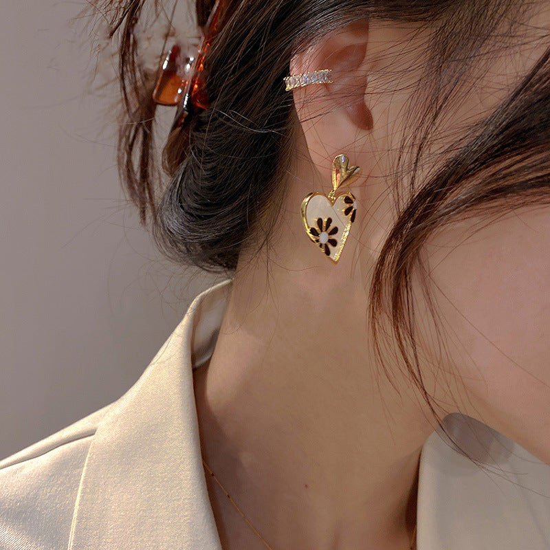 Boucles d'oreilles d'amour