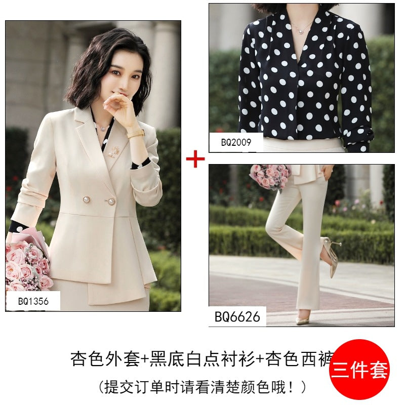 Business Wear Lady Temperament Host Working Dress