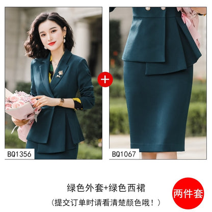 Business Wear Lady Temperament Host Working Dress