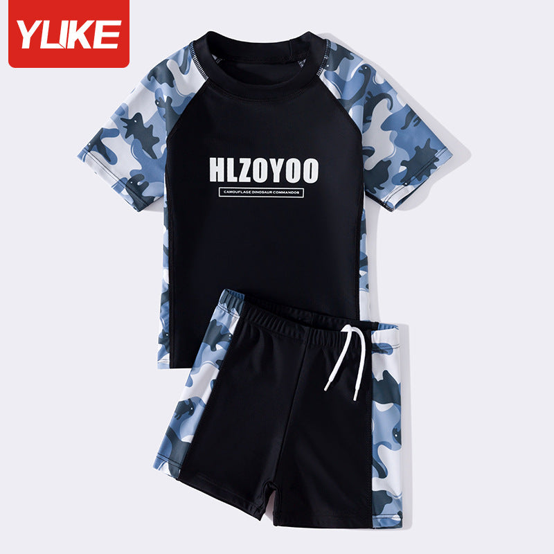 Traje de baño para niños Traje de baño dividido para niños Pequeño, mediano y grande Protector solar para niños Traje de baño de secado rápido 2022 Bañadores al por mayor 