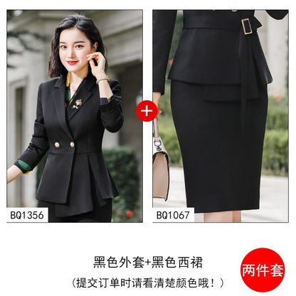 Business Wear Lady Temperament Host Working Dress