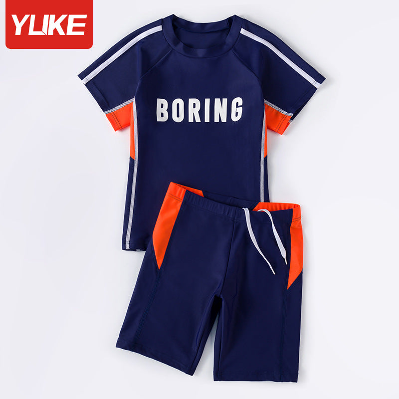 Traje de baño para niños Traje de baño dividido para niños Pequeño, mediano y grande Protector solar para niños Traje de baño de secado rápido 2022 Bañadores al por mayor 