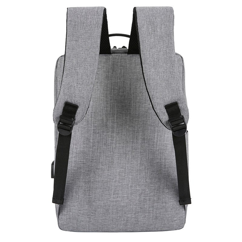 Men's Backpack USB Charging Multifunctional Travel Bag