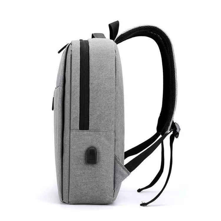 Men's Backpack USB Charging Multifunctional Travel Bag