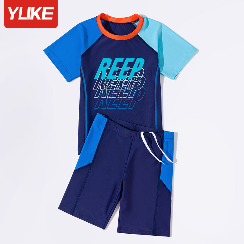 Traje de baño para niños Traje de baño dividido para niños Pequeño, mediano y grande Protector solar para niños Traje de baño de secado rápido 2022 Bañadores al por mayor 