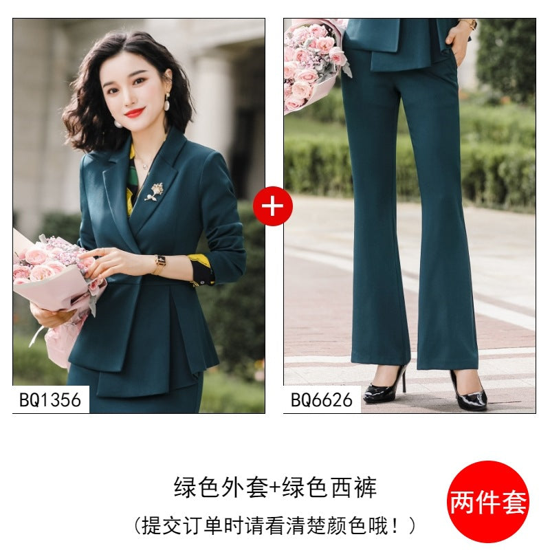 Business Wear Lady Temperament Host Working Dress