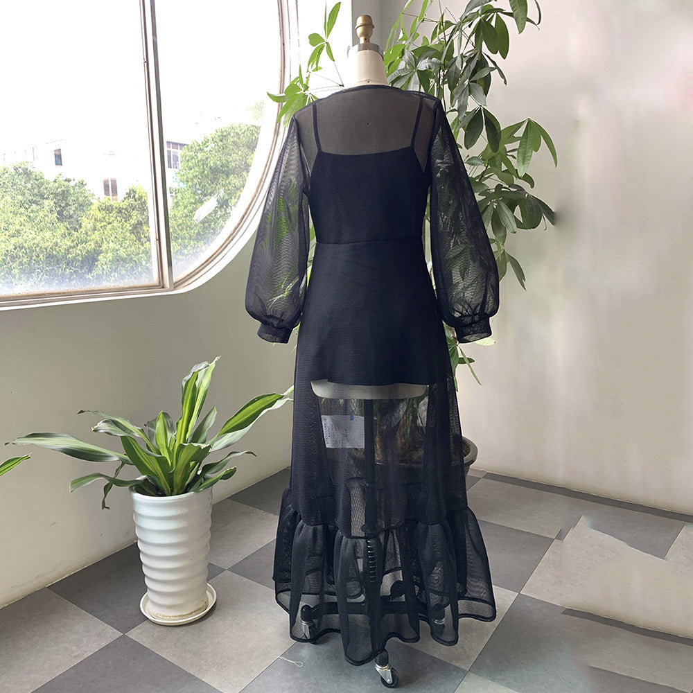 Robe noire grande taille