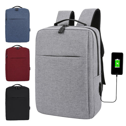 Men's Backpack USB Charging Multifunctional Travel Bag