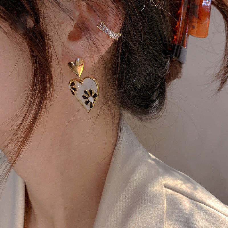 Boucles d'oreilles d'amour