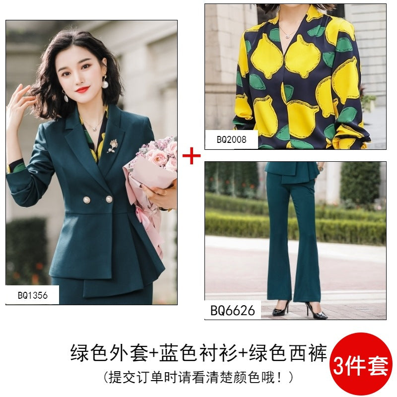 Business Wear Lady Temperament Host Working Dress