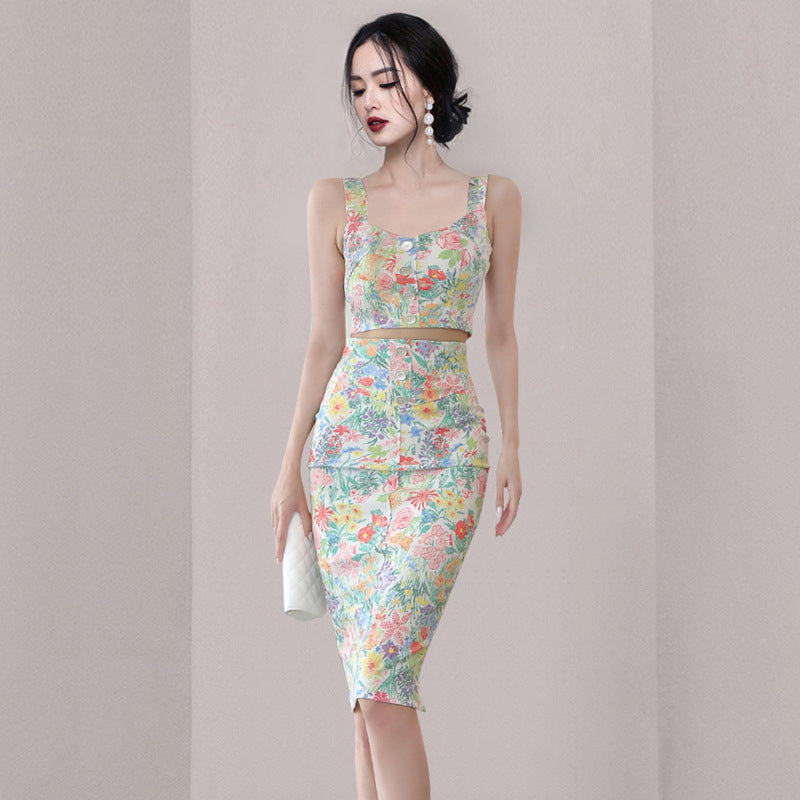 Ensemble deux pièces femme imprimé 