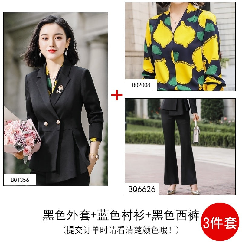 Business Wear Lady Temperament Host Working Dress