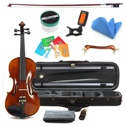 TONGLING Handmade Advanced Violin Oil Varnish Nature Flamed Maple