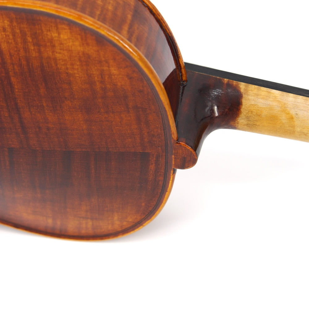 TONGLING Handmade Advanced Violin Oil Varnish Nature Flamed Maple