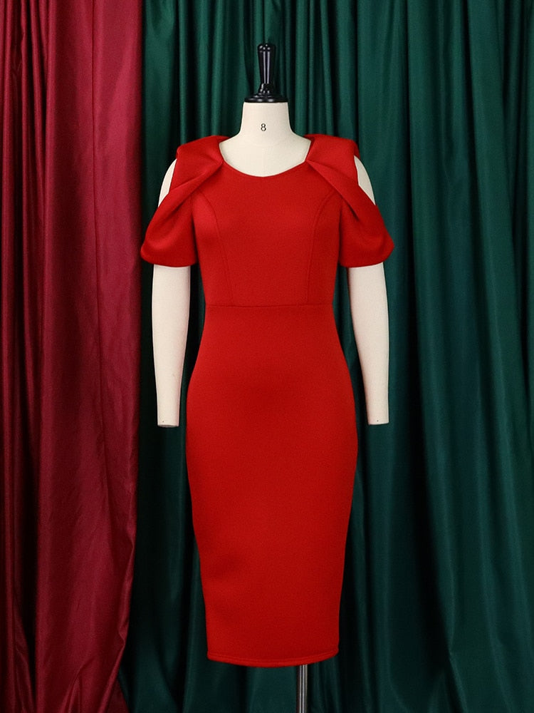 Robe de Soirée Verte Femme