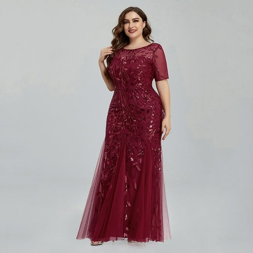 Robes de soirée grande taille femmes | Robes de soirée formelles grande taille - Femme