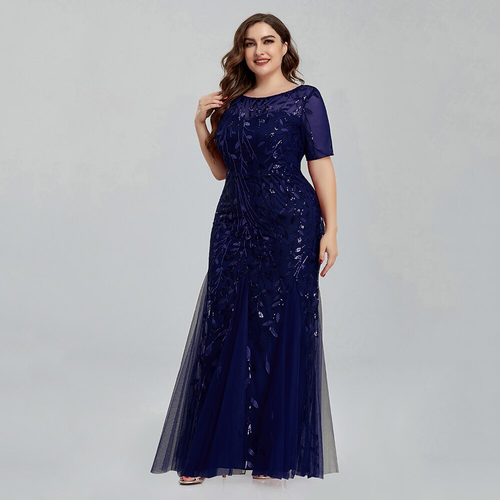 Robes de soirée grande taille femmes | Robes de soirée formelles grande taille - Femme