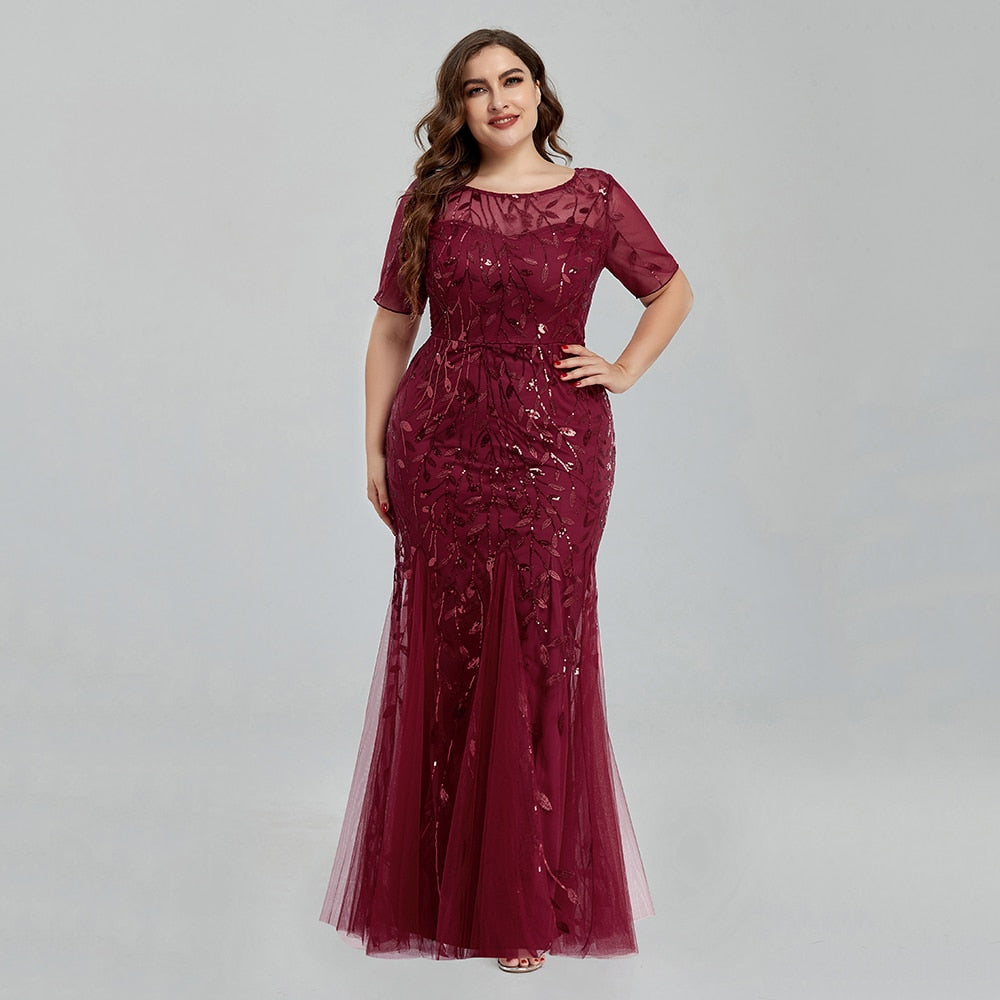 Vestidos de noche Tallas grandes Mujer | Vestidos de noche formales Tallas grandes - Mujer