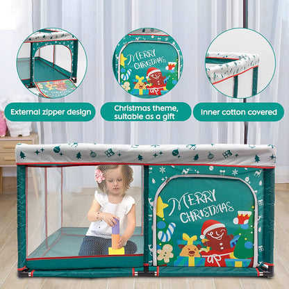 Baby Game Fence Baby Playpen Play Yard Safety Activity Center With Anti-slip Base