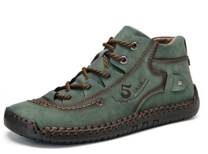 Chaussures d'outillage basses décontractées cousues à la main