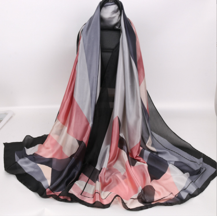 Fashion Women's Sunscreen Simulation Silk Scarf