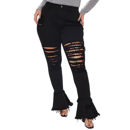 Street Fashion Trend Ripped Women's Jeans