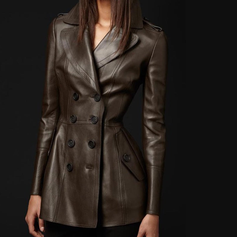 Manteau évasé mi-long Femme
