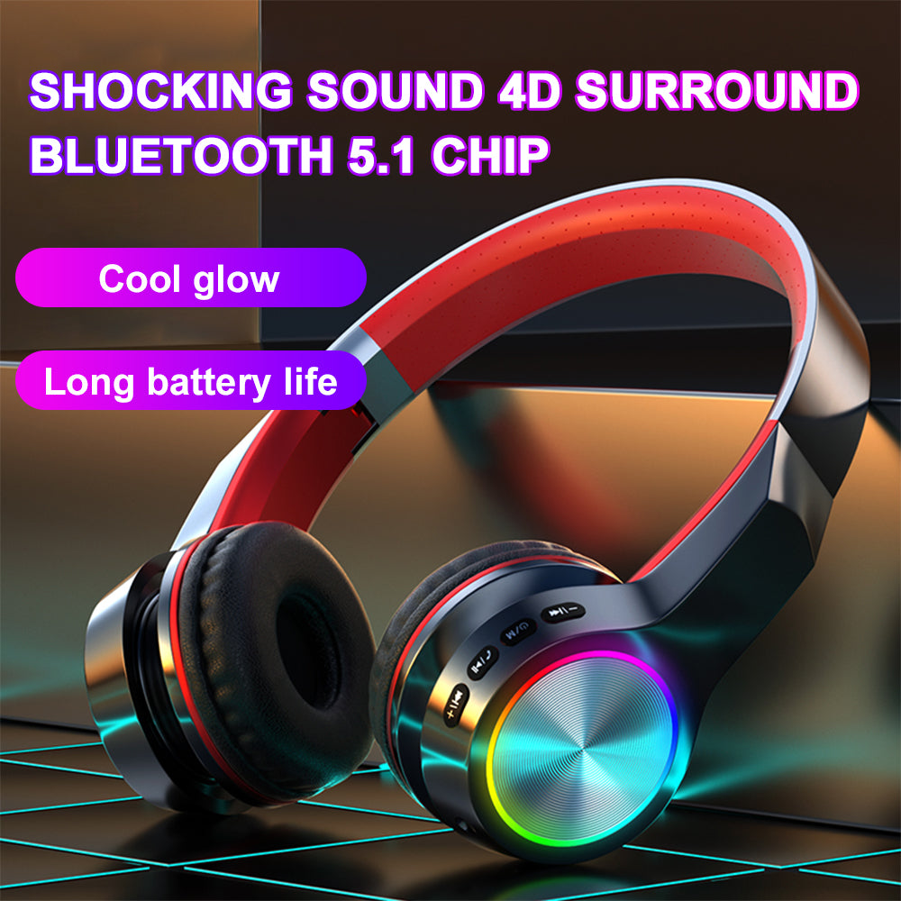 Wireless Light-emitting Bluetooth Headphones