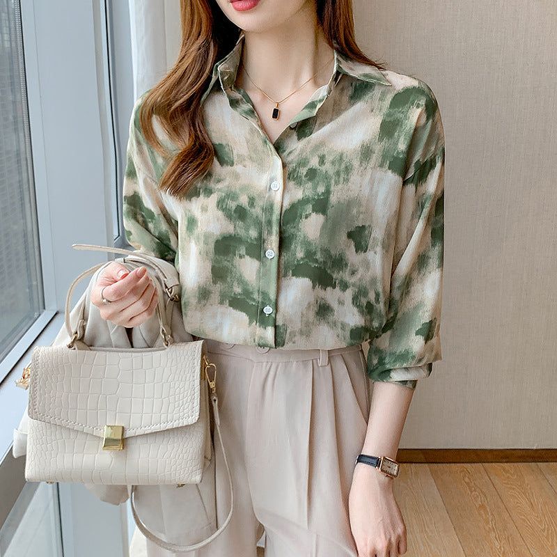 Loose Casual Retro  Top