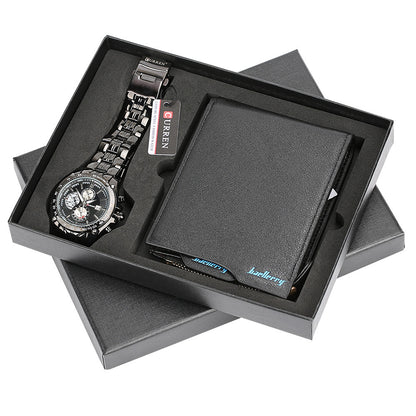 Juego de billetera de reloj de regalo para hombre