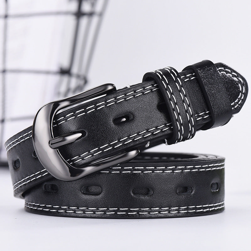 Ceinture homme et femme à deux lignes