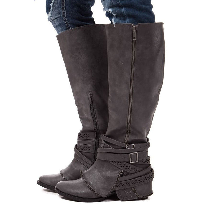 Foreign Trade Long-tube Women's Boots