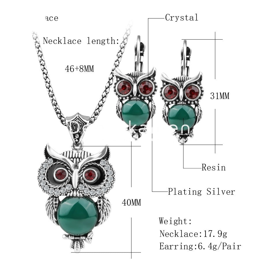 Creative Owl Jewelry Sets