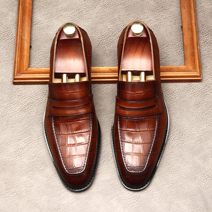 Chaussures en cuir de mode d'affaires d'hommes