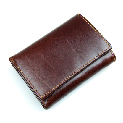 Retro Fashion Anti Scanning Leather Wallet