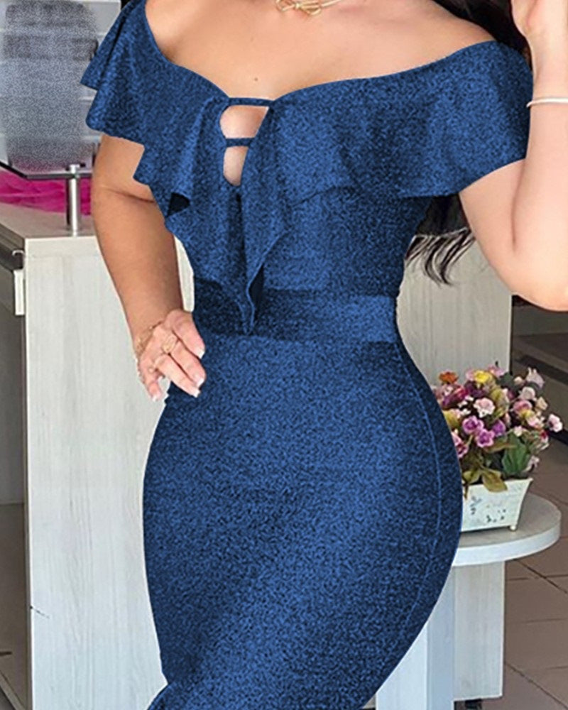Vestido sin mangas de moda con estampado de correa en la cintura para mujer