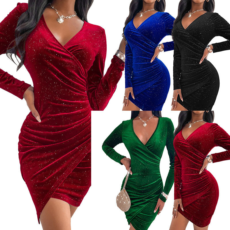 Robe minijupe fendue