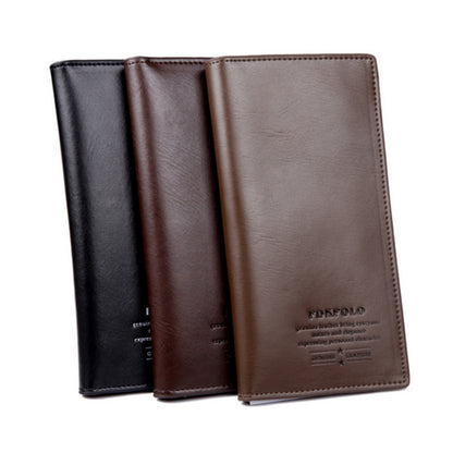 Men's Leather Multi-card Bi-fold Fashion Wallet