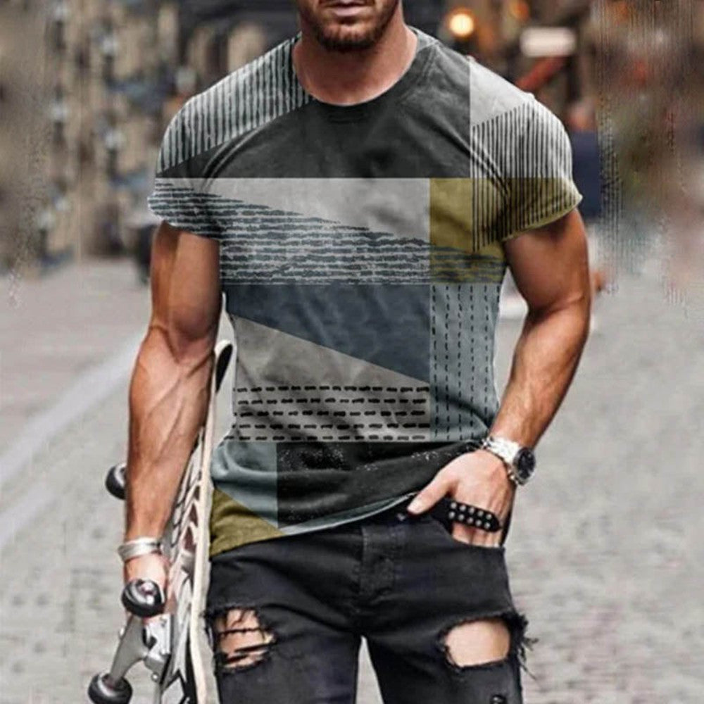 Homme Impression numérique 3D Sports Décontracté Lâche