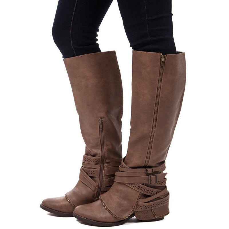 Foreign Trade Long-tube Women's Boots