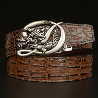 Crocodile Buckle Men Belt