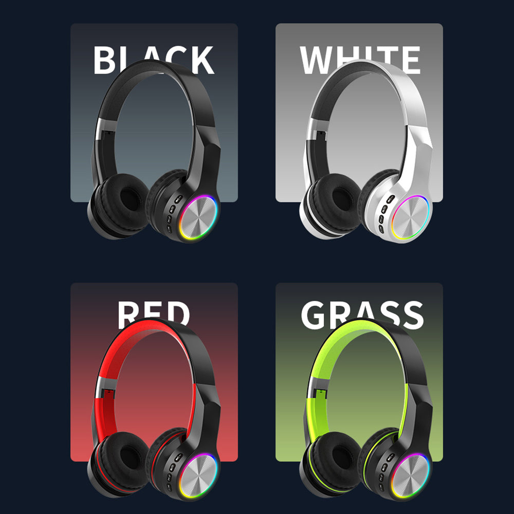 Auriculares Bluetooth inalámbricos emisores de luz